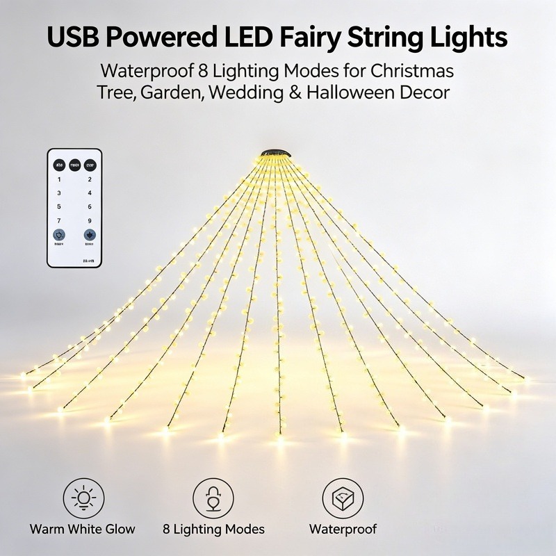 Led Fairy String Lights - Lampu LED USB Fairy String, Lampu