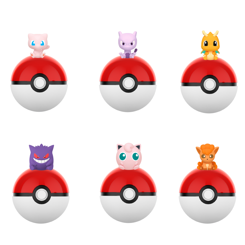Ornament Ball Set - Figur Mini Bola Poke Anime Pokemon