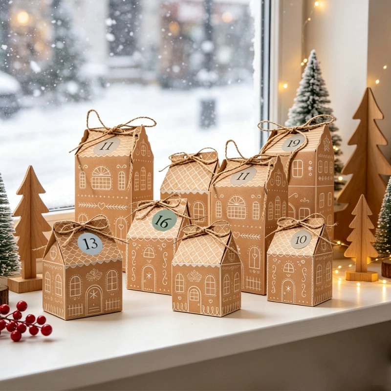 Advent Calendar Gift - Kotak Hadiah Natal Kalender Advent Rumah