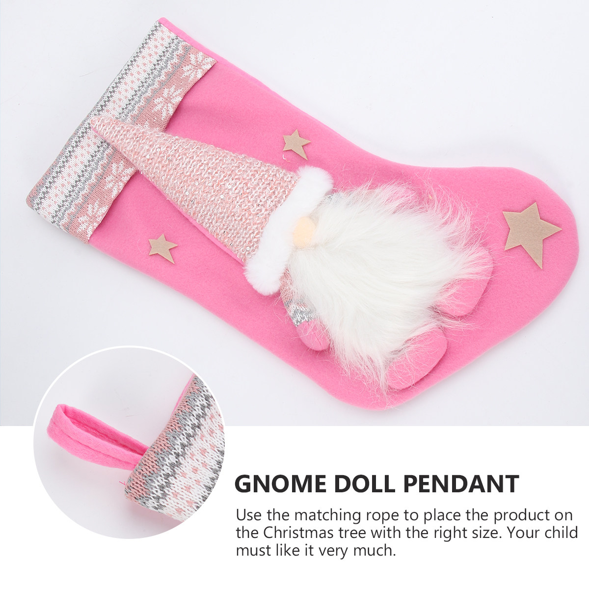 1Pcs Kantong Gantung Natal Tan - Christmas Stocking Hanging ulasan dan harga