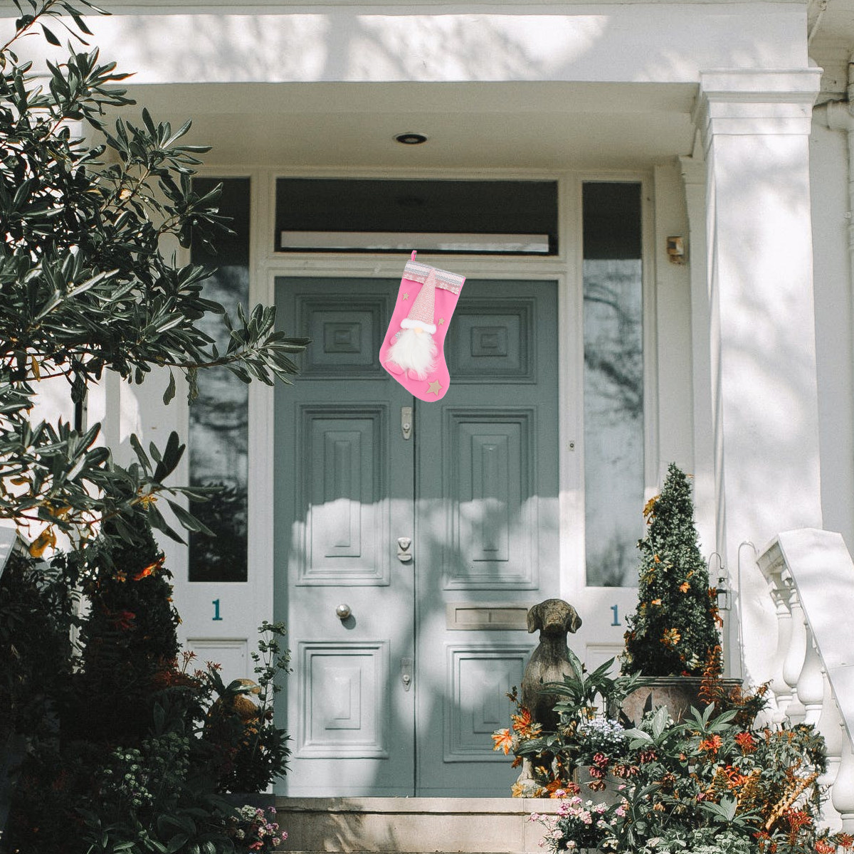 1Pcs Kantong Gantung Natal Tan - Christmas Stocking Hanging ulasan dan harga