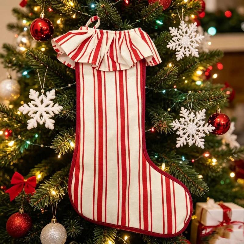Stoking Lingkaran Gantung Ruff - Christmas Stocking Hanging ulasan dan harga