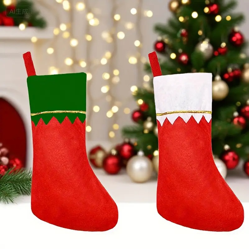 Kaus Kaki Natal untuk Dekorasi - Christmas Stocking Hanging ulasan dan harga