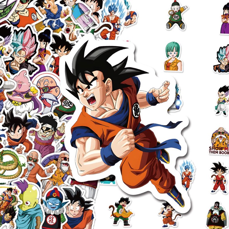 60 Buah Stiker Anime Dragon Ba - Ornament Ball Set ulasan dan harga