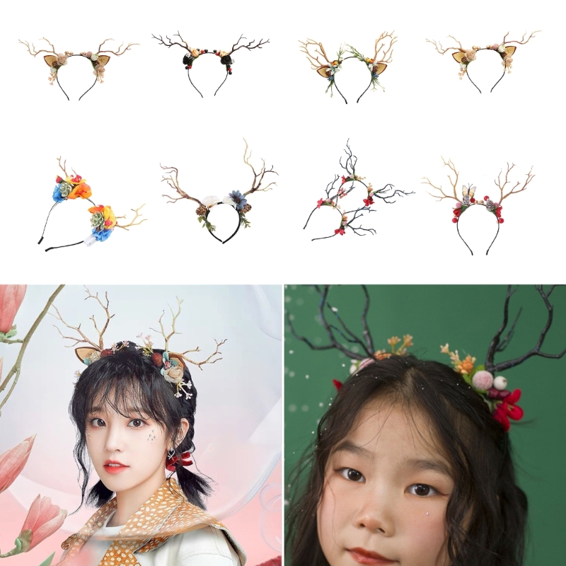 Cabang Tanduk Rusa Bentuk Ramb - Reindeer Antlers Headband ulasan dan harga