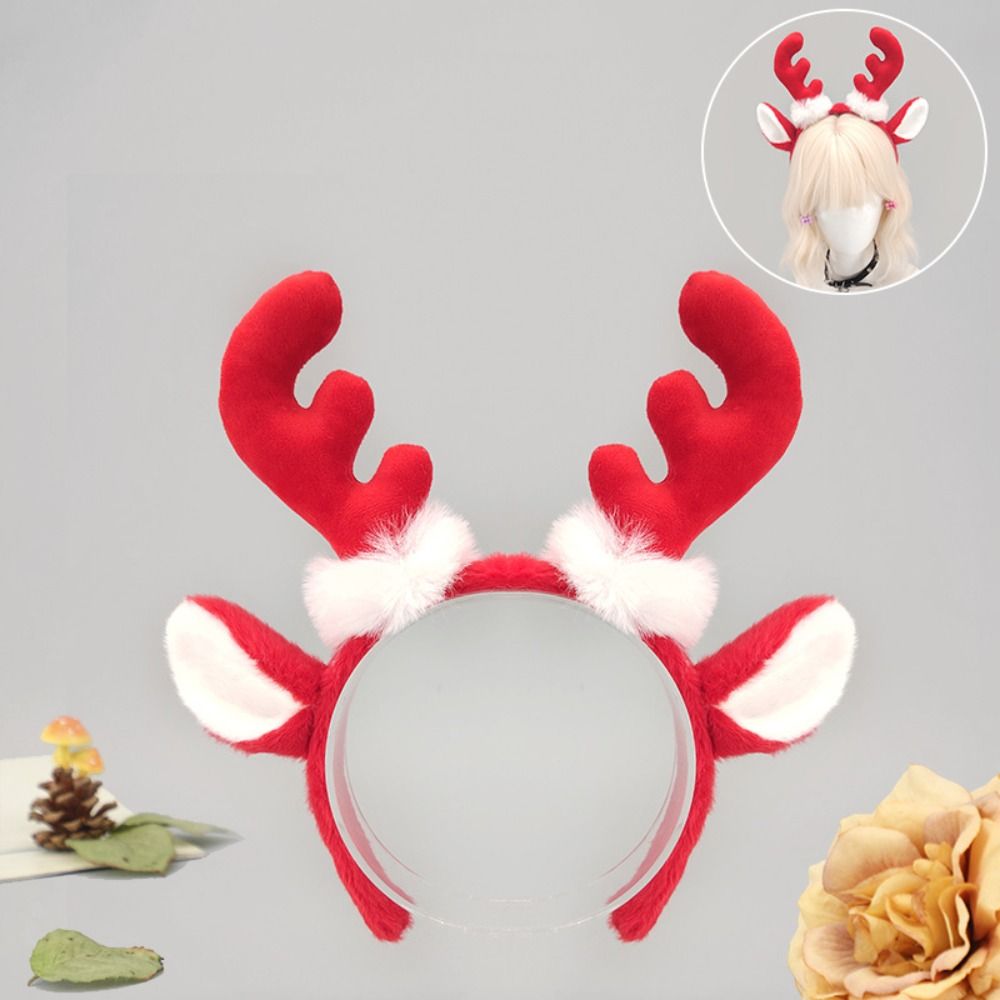Bando Rusa Bulu Imitasi Realis - Reindeer Antlers Headband ulasan dan harga