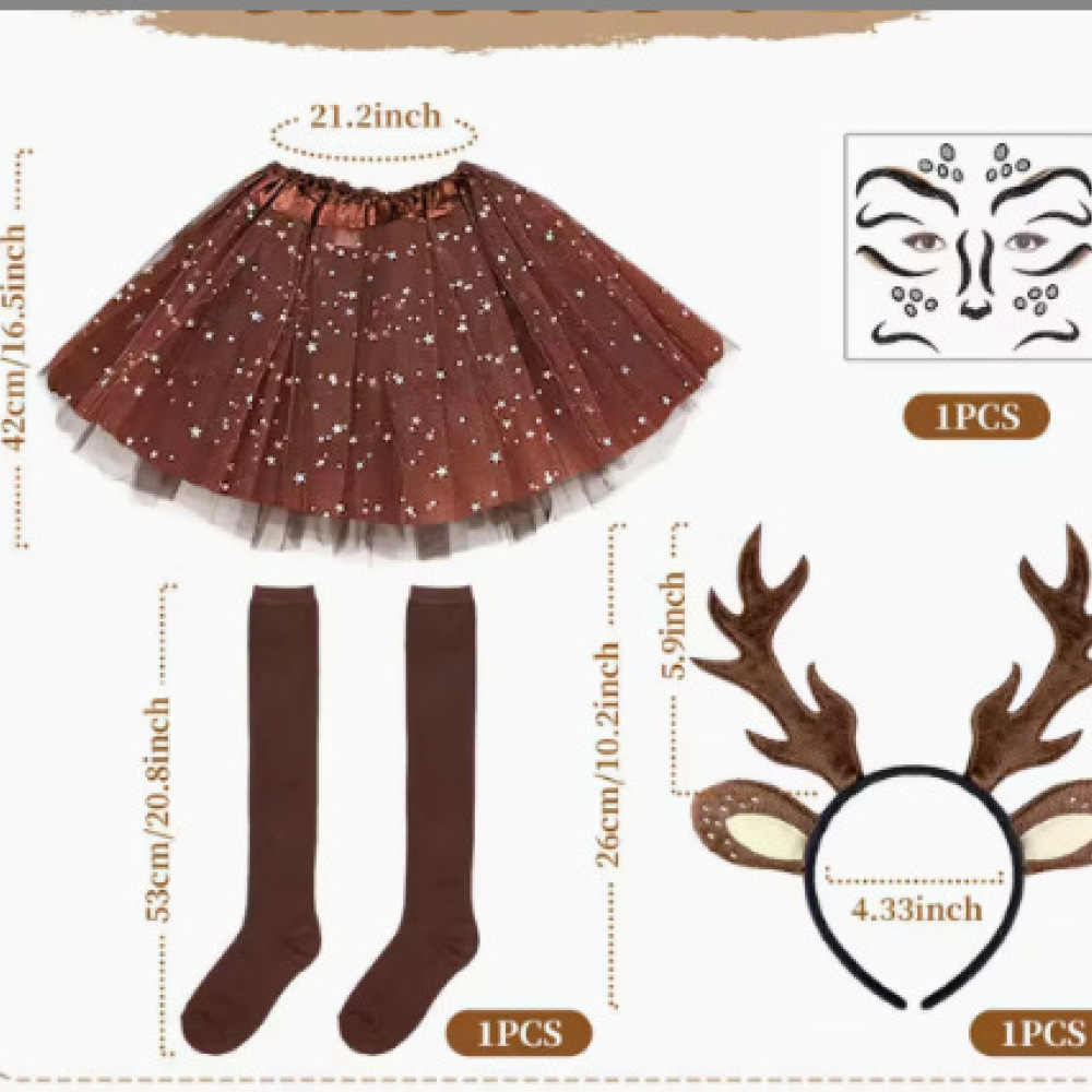 Aksesoris Rambut Tanduk Rusa N - Reindeer Antlers Headband ulasan dan harga