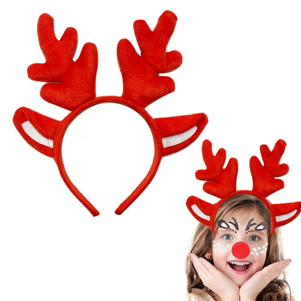 Aksesoris Rambut Tanduk Rusa N - Reindeer Antlers Headband ulasan dan harga