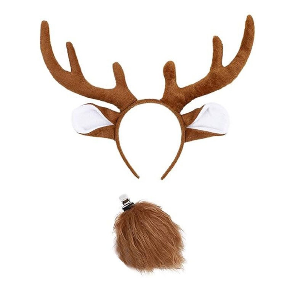Aksesoris Rambut Tanduk Rusa N - Reindeer Antlers Headband ulasan dan harga