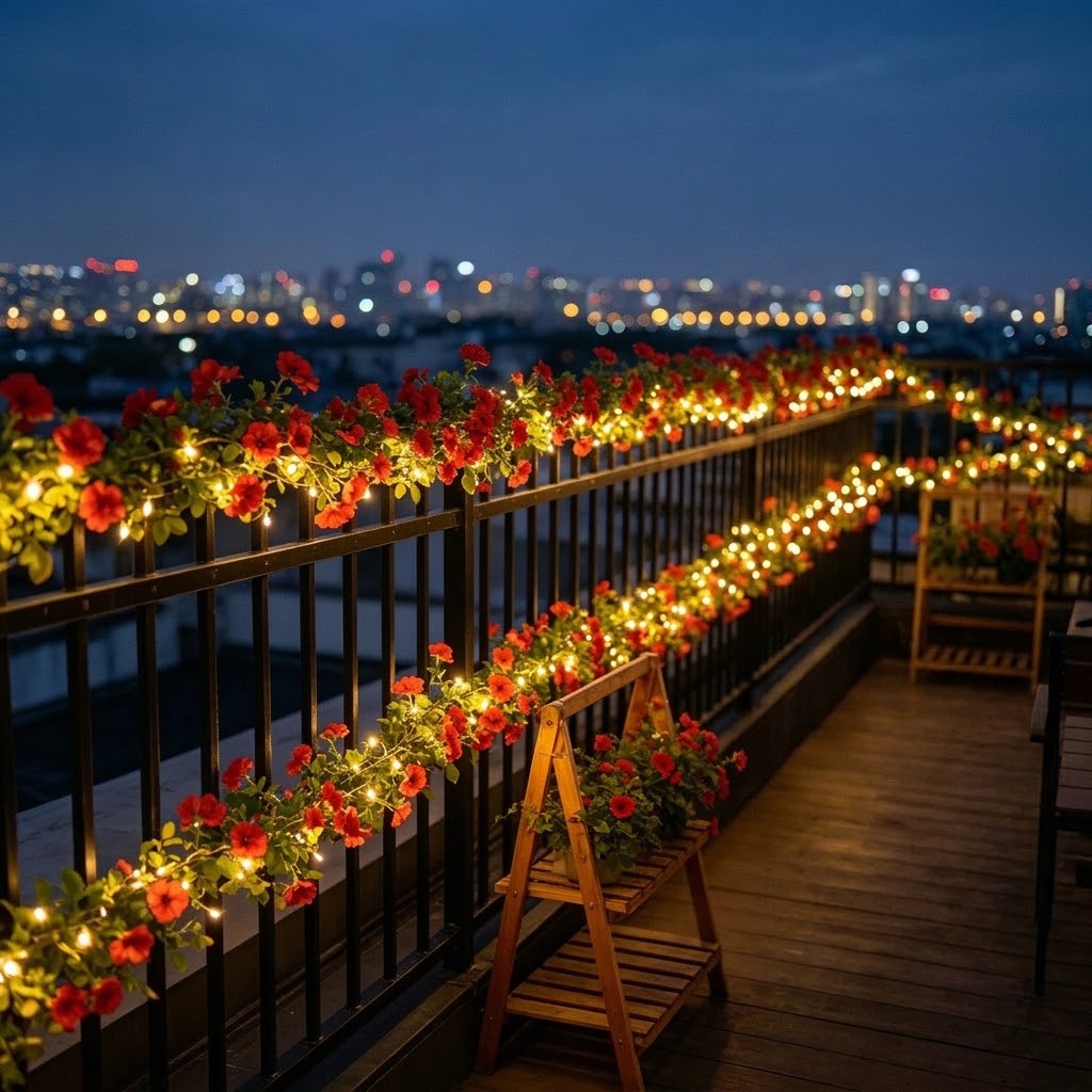 Lampu Rangkaian Mawar Tenaga S - Led Fairy String Lights ulasan dan harga