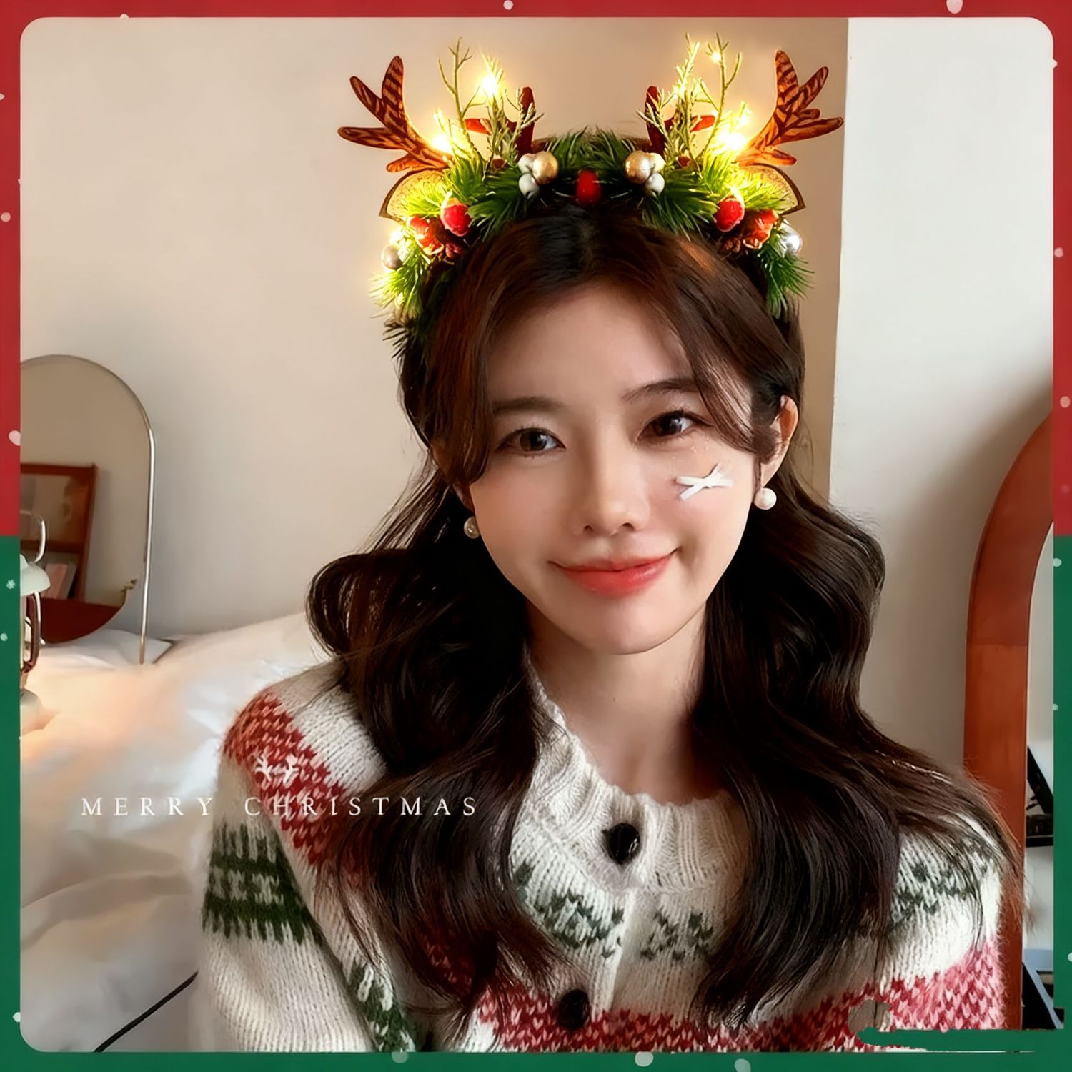 Bando Tanduk Rusa Natal Berlam - Reindeer Antlers Headband ulasan dan harga
