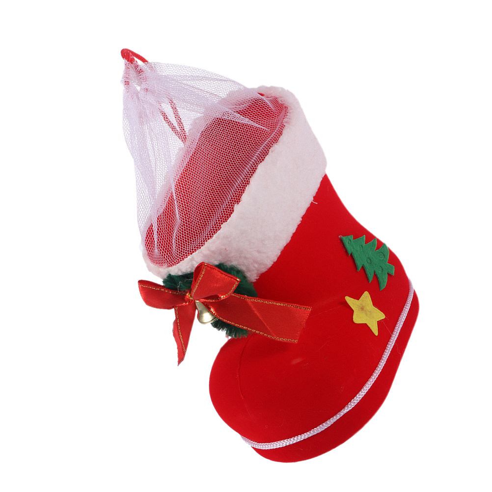 2Pcs Kantong Hadiah Natal Bent - Christmas Stocking Hanging ulasan dan harga