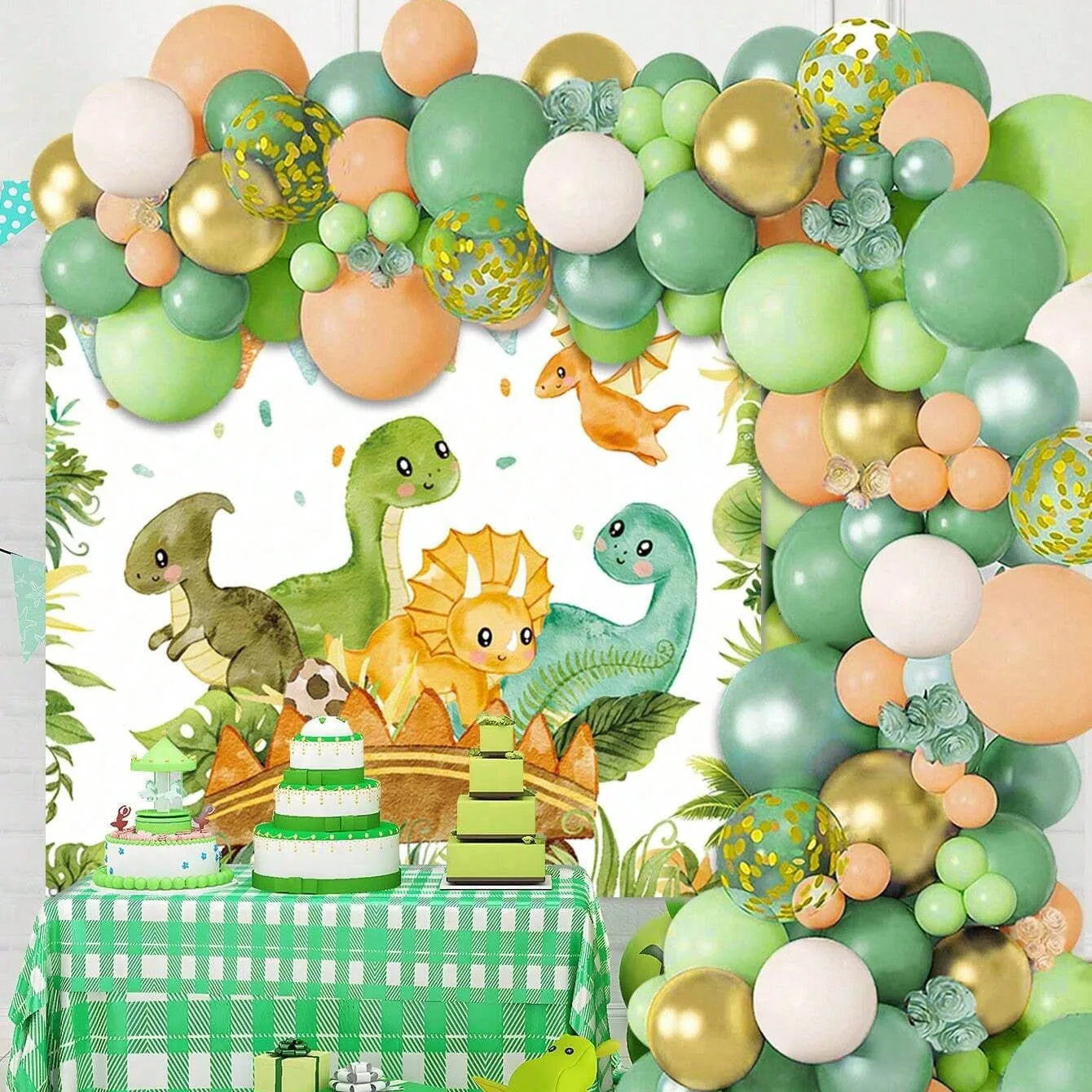 Set Balon Dinosaurus untuk Dek - Tinsel Garland Decoration ulasan dan harga