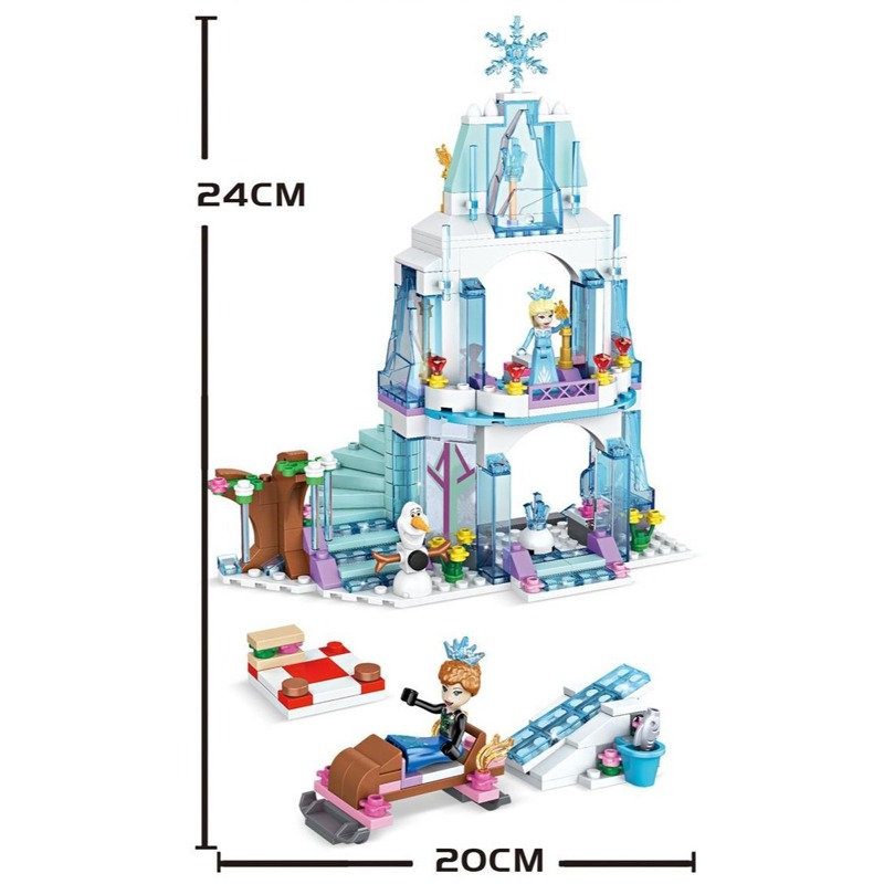 Set Blok Bangunan Kastil Es El - Lego Set Technic ulasan dan harga