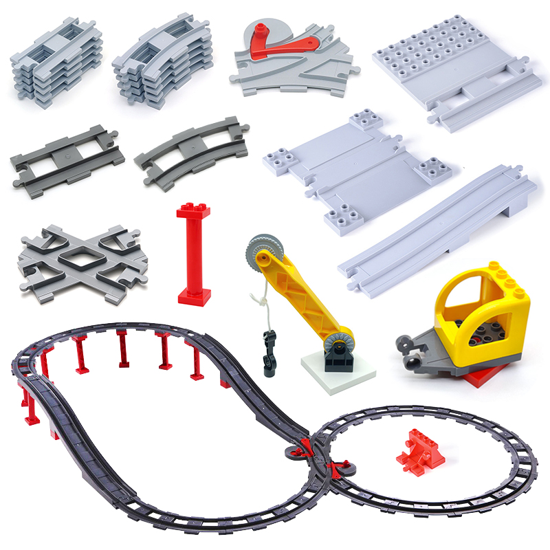 Set jalur kereta besar blok ba - Lego Set City ulasan dan harga