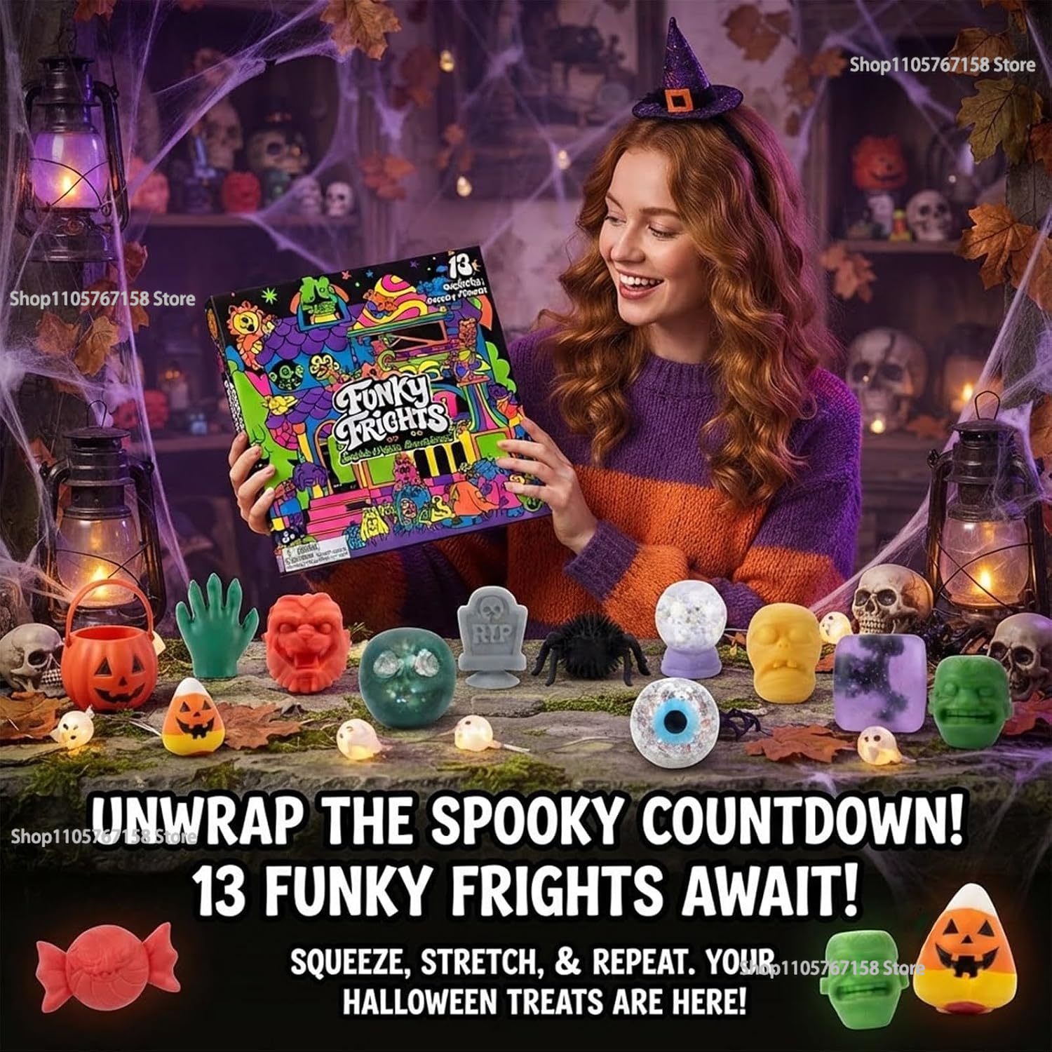 Kalender Advent Halloween, Kot - Advent Calendar Gift ulasan dan harga