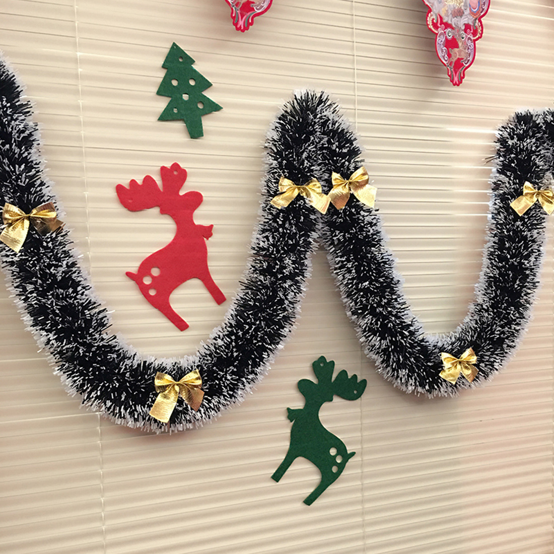 1/3/5PCS 2M Pita Garland Tinse - Tinsel Garland Decoration ulasan dan harga