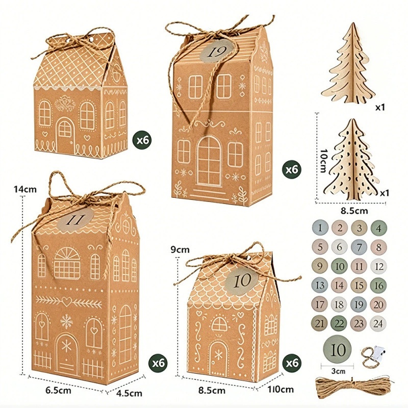 Kotak Hadiah Natal Kalender Ad - Advent Calendar Gift ulasan dan harga