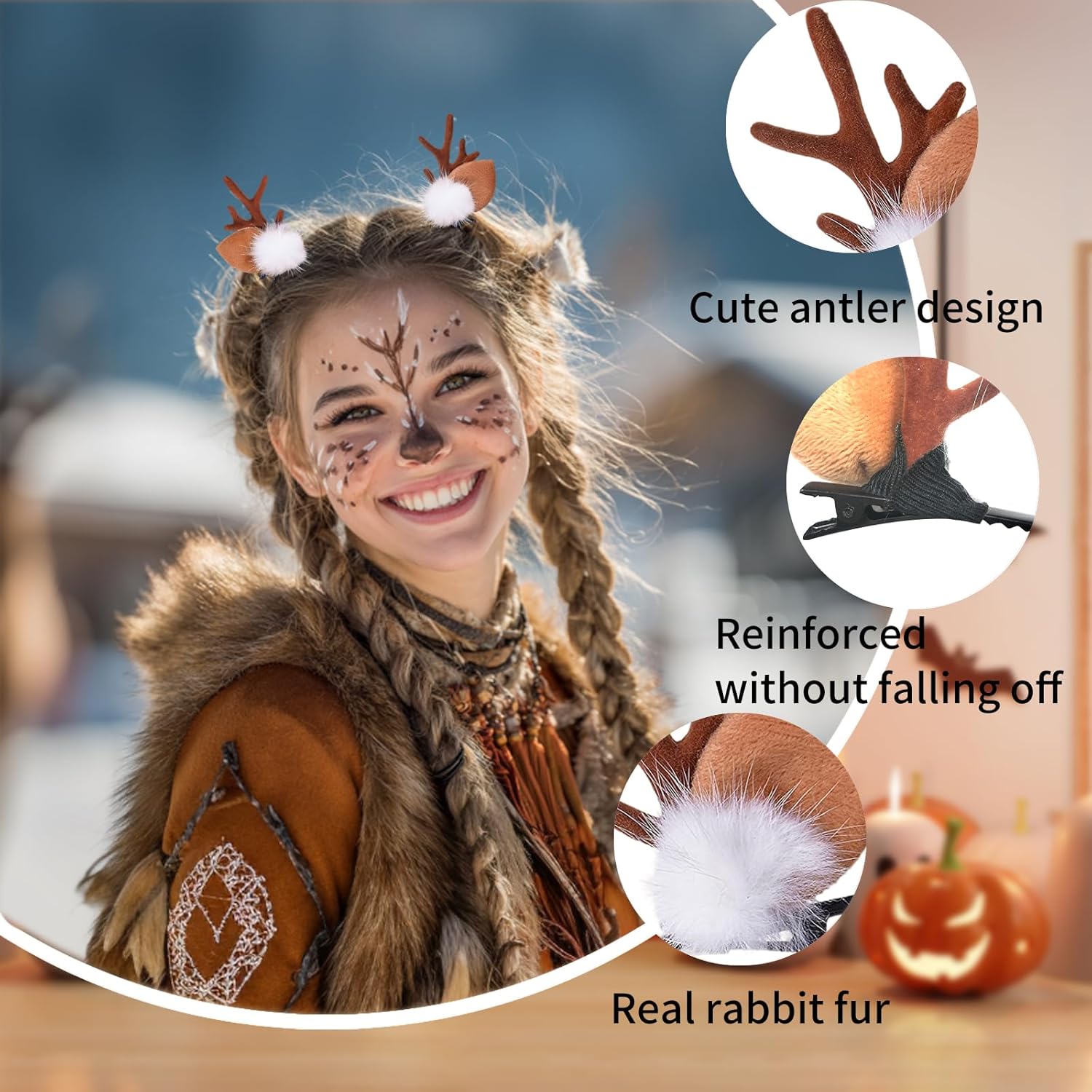 1/2 Pasang Ikat Kepala Tanduk  - Reindeer Antlers Headband ulasan dan harga